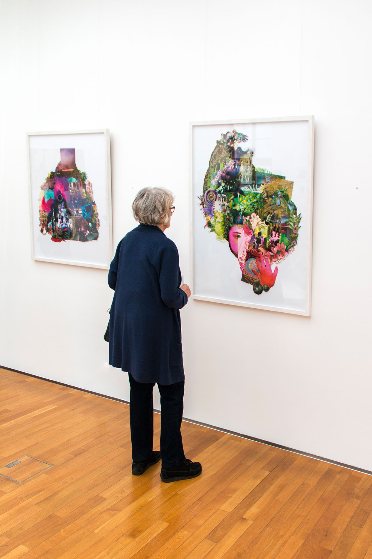 Wiebke Kirchner / "Schnecke" / Ausstellungsansicht "Kein Zufall" / Willi Sitte Galerie Merseburg / 2019