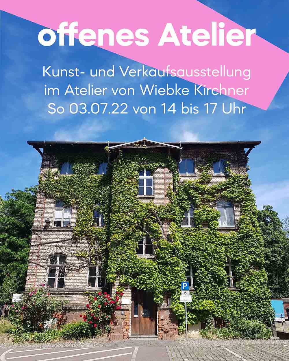 Wiebke Kirchner / Tag des offenen Ateliers / Flyer