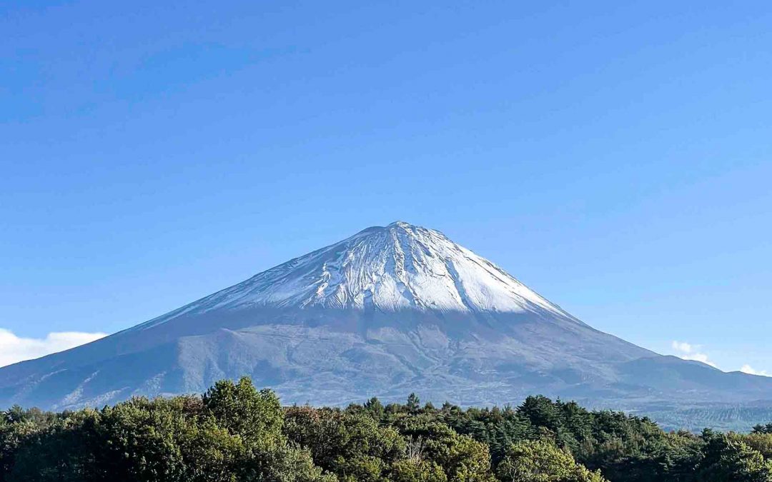 Wiebke Kirchner, Blick auf den Fuji während der Residence SAIKONEON (Yamanashi) in Japan, 2025