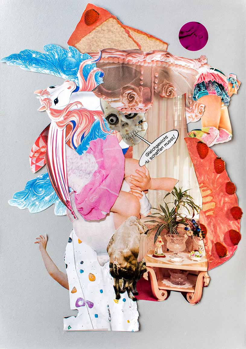 Wiebke Kirchner, family matters, Mail-Art-Beitrag zur Ausstellung "kreiseln" im kunstverein eislingen, 2025