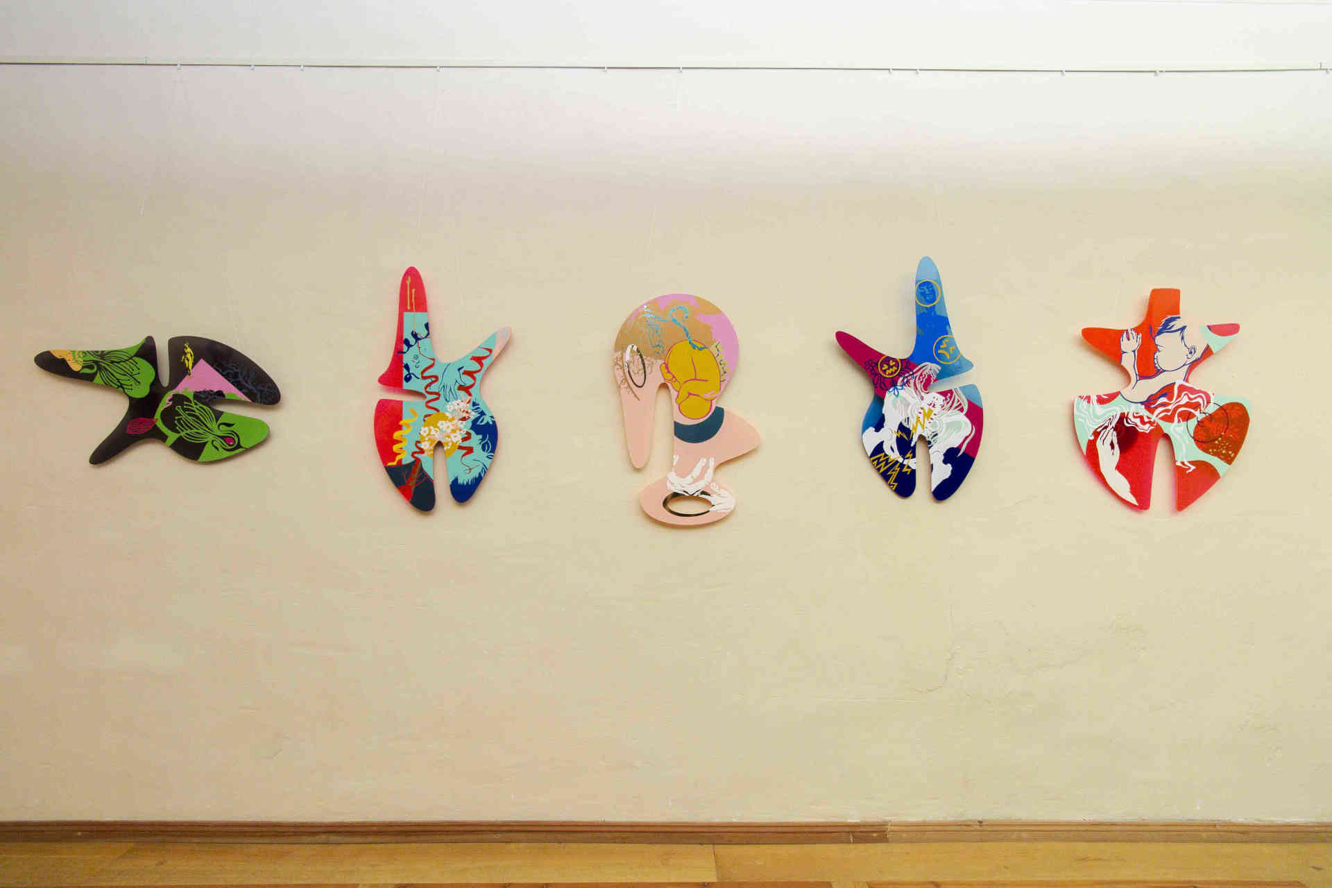 Wiebke Kirchner, "Muttermorphose" Ausstellungsansicht, Cranach-Museum Wittenberg, 2026